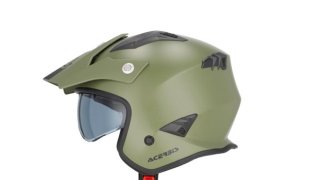 Capacete Acebis Jet Aria 2206 Verde Militar