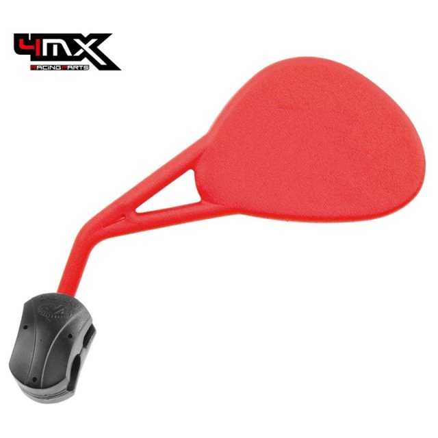 4MX Left Mirror Red