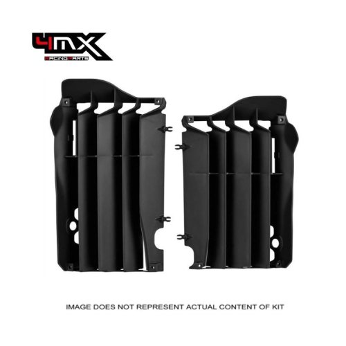 4MX Black Radiator Louvers Yamaha YZF 250/450 2024-2026