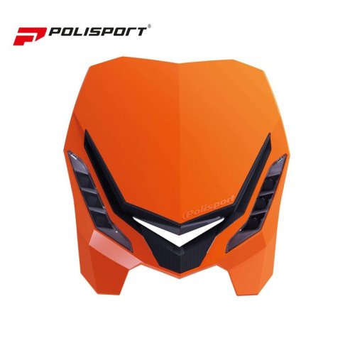 Polisport Headlight E-Blaze Orange/ Black
